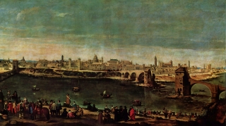 zicht op het Zaragoza van 1614
