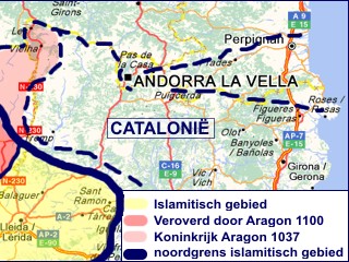 kaart mozarabisch rechts