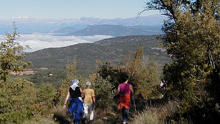 Op de Sierra de la Carrodilla nabij Estadilla De Sierra de la Carrodilla te Estadilla